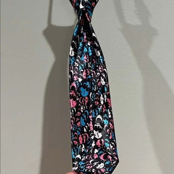 6/$25Stylish Teal and Multicolor Dogs ties Bag NWOT - Picture 7 of 11